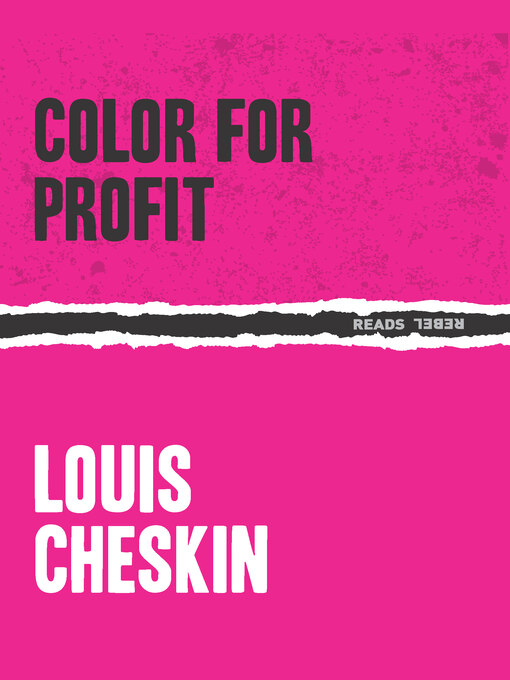 Title details for Color For Profit by Louis Cheskin - Available